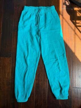 Tna Cozy Fleece Mega Sweatpant Teal XS